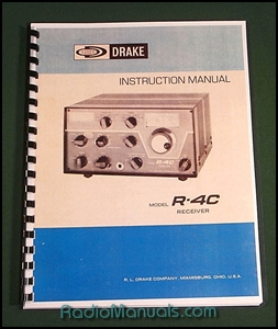 Drake R-4C Instruction Manual: 11" x 17" Foldout Schematic Drake R-4C Instruction Manual: 11" x 17" Foldout Schematic
